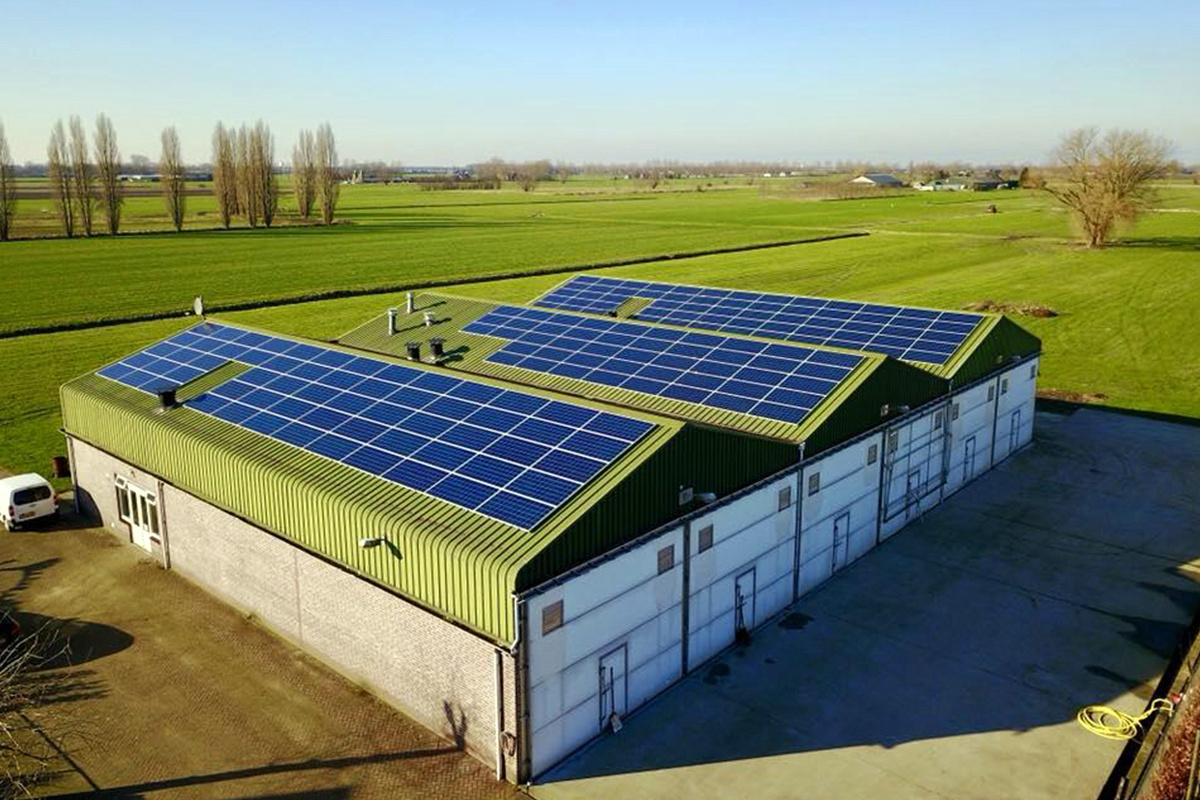 荷兰66KW太阳能发电厂项目