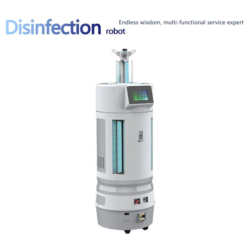 disinfection robot for different application High efficient integration of UV, spray system, APP remote control