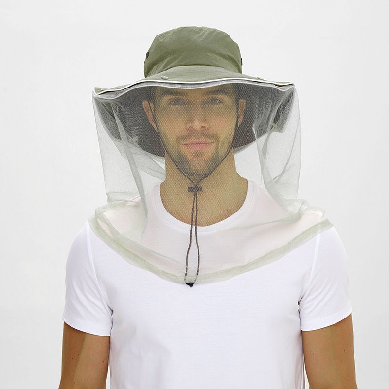 防蚊蟲釣魚帽