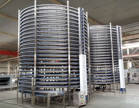 Which areas are spiral cooling towers mainly used in
