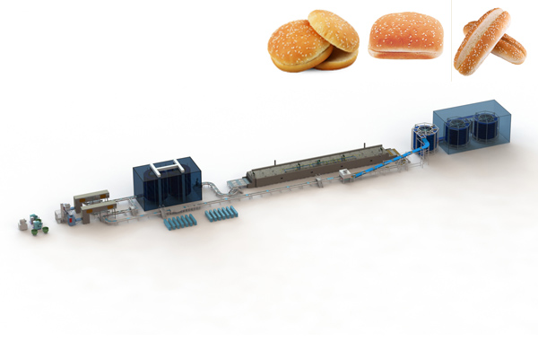 Automatic Bun/Hamburger/Hotdog Production Line(bread making machine)