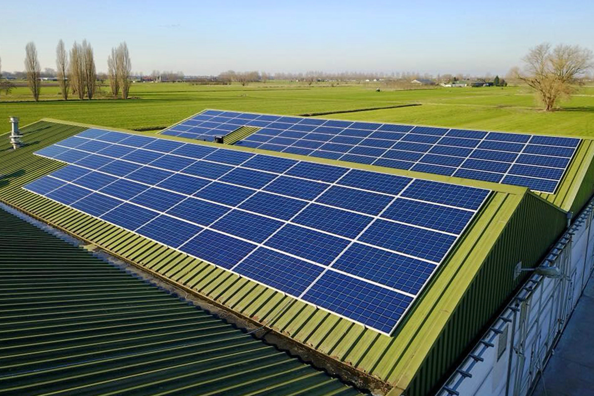 オランダの66KW太陽光発電所プロジェクト
