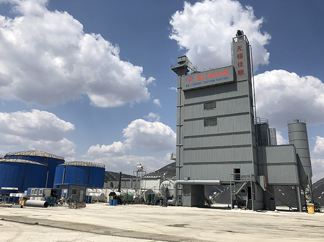 JLB5000集中箱式環(huán)保型瀝青混合料攪拌機