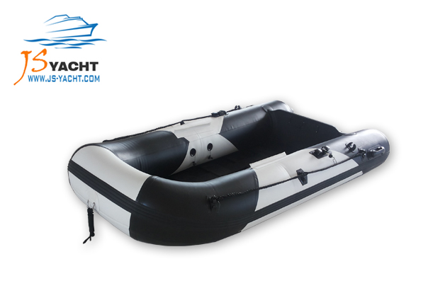 270 black and white color with rubber boat fishing boat