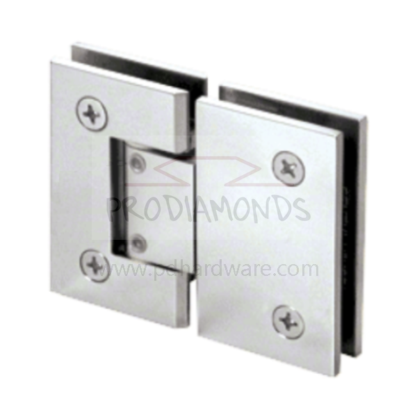 Adjustable Heavy Duty 180-Degree Glass to Glass Shower Hinge