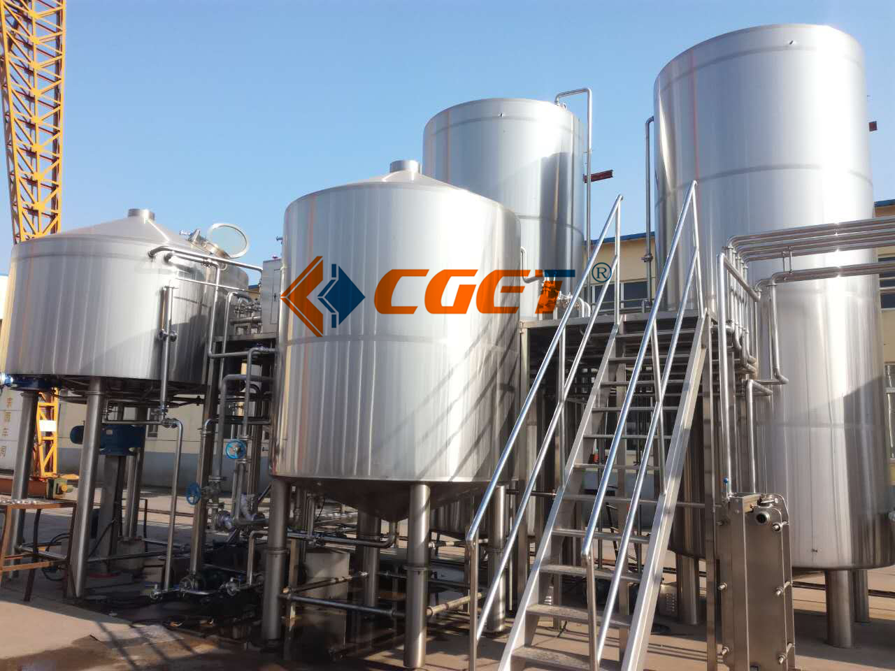 CGET5000L三鍋三器精釀糖化系統
