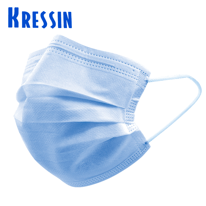 Standard 3 ply Facemask  Earloop Non-woven Surgical Mask