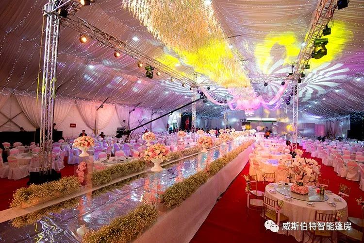 九月金秋，威斯伯特邀您共襄一場浪漫輕奢的裝配式篷房婚禮。