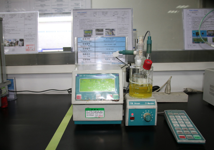 Coulometric moisture tester