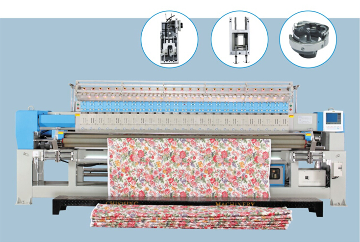 background walls quilting and embroidery machine with Panasonic motor