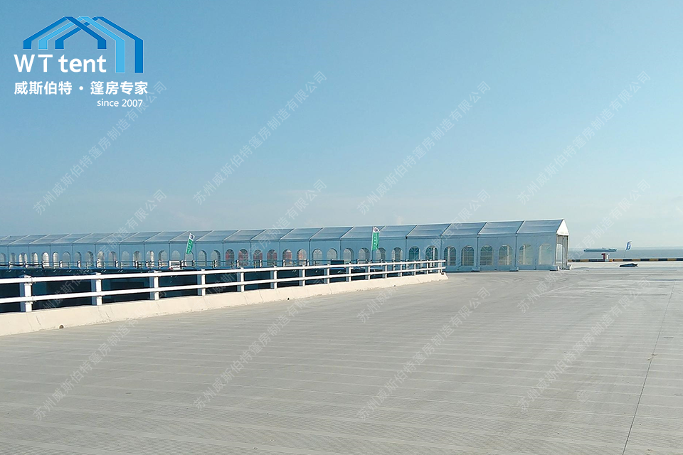 威斯伯特篷房江蘇規模最大的“水上搜救大點兵”在太倉港水域舉行。