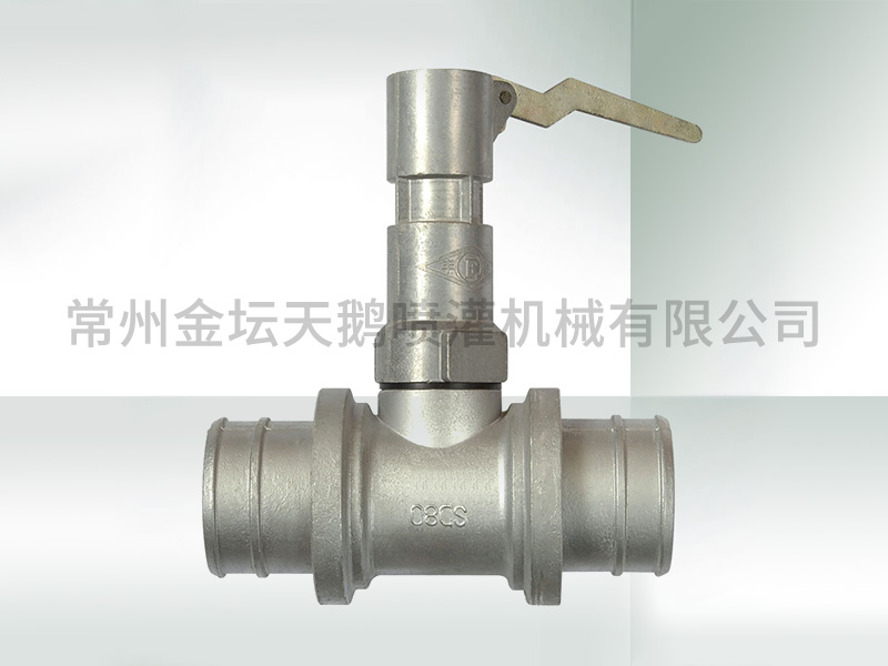 帶方便體外螺紋噴頭三通