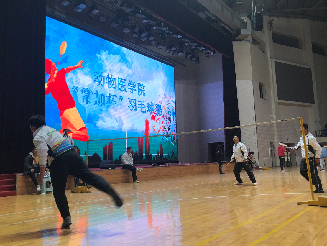 江苏农牧科技学院“欧博投注平台杯”羽毛球赛