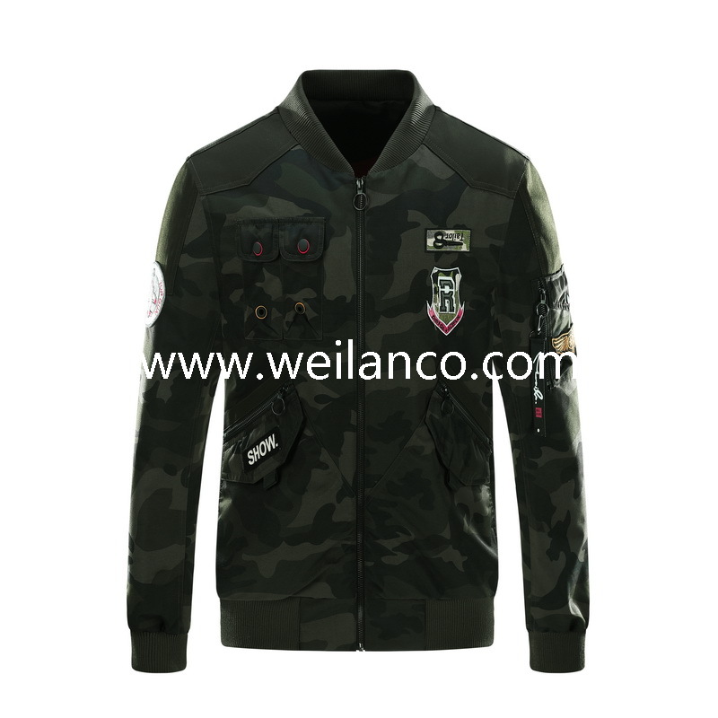 High quality bomber jacket customize fashion outdoor jacket for men 
