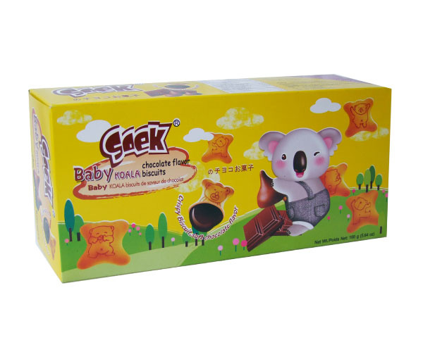 Baby Koala Cream Filled Biscuits Chocolate Filling 160gX12boxes 38.5X26X24.5cm