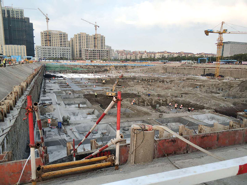 南通二建商辦樓、啟東市國投金融大廈、啟東市農(nóng)商銀行大廈地下室