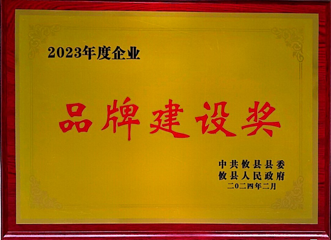 品牌建設(shè)獎(jiǎng)