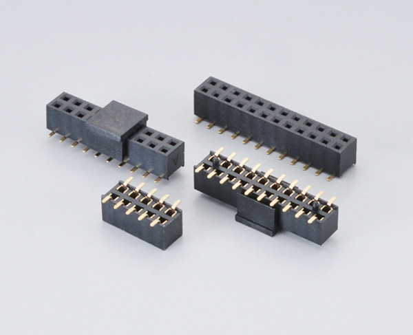 1.27mm間距排母連接器-1.27x3.4 雙排SMT