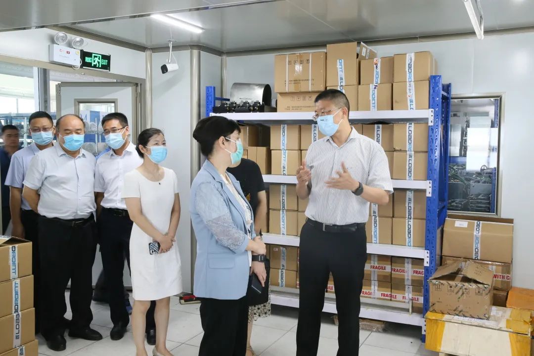 河南省科技厅副厅长陶曼晞一行莅临光力科技调研 河南省科技厅副厅长陶曼晞一行莅临光力科技调研