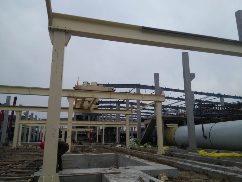 弘業(yè)二線廠房建設(shè)進度
