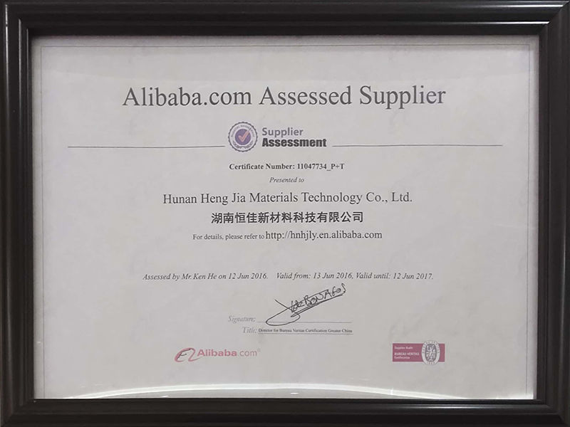 Alibaba.com Assessed Supplier