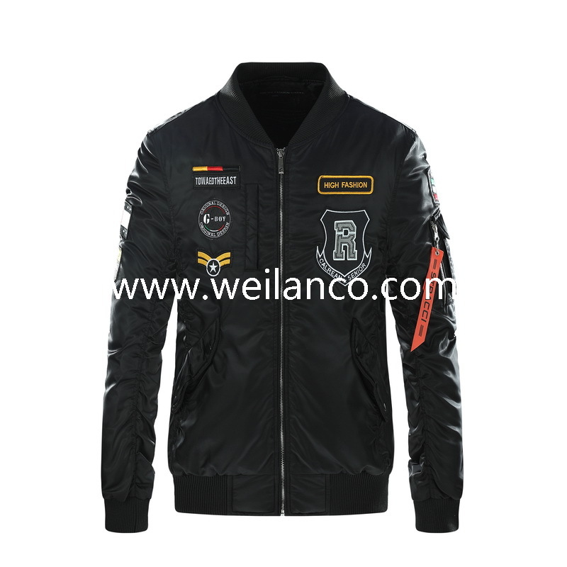 customized plus size jacket casual street men jacket fashion bomber jacket for men