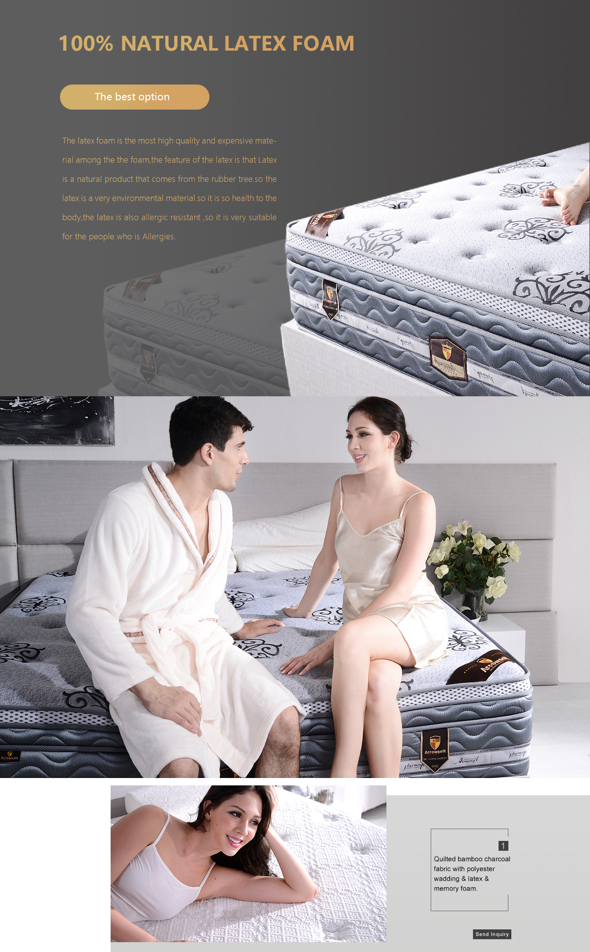 New mattress design from Arrowsoft mattress