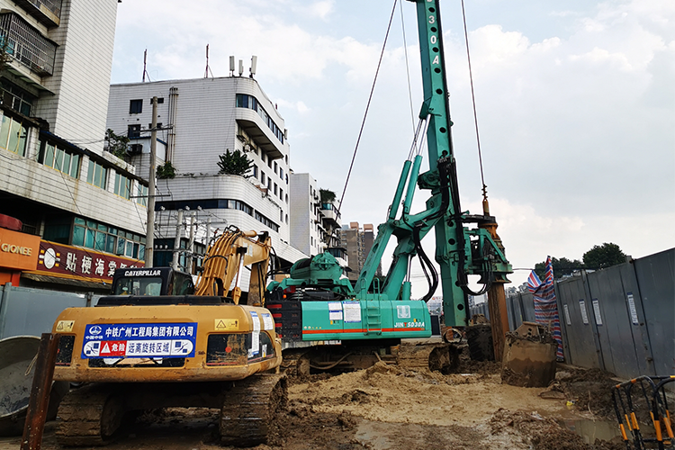 中鐵廣州局地鐵工地