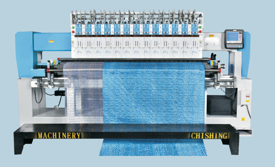 CSHX213 high speed computerized sequins quilting embroidery machine