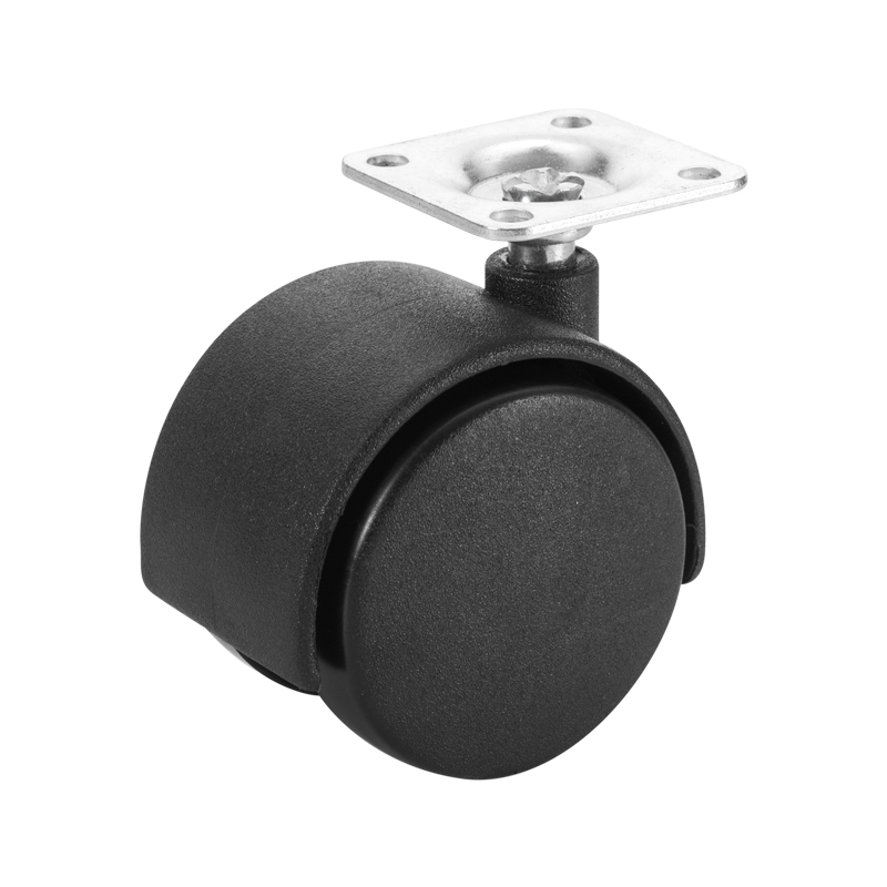 (1-09)    30mm, 40mm, 50mm PA twin wheel caster ,chair caster, nylon ,furniture caster,