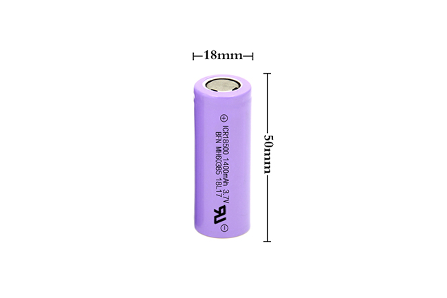 BFN 無記憶鋰離子電池 18650 1400mAh 3.7V