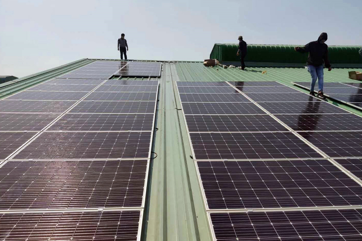 越南160KW屋顶太阳能项目