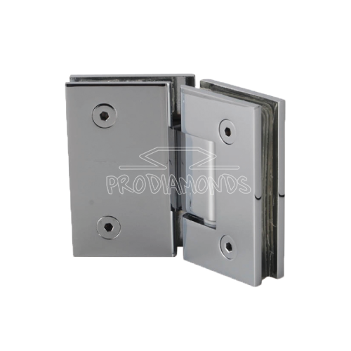 SQUARE CONNER CUT-OUT SHOWER DOOR HINGE 135 DEGREE