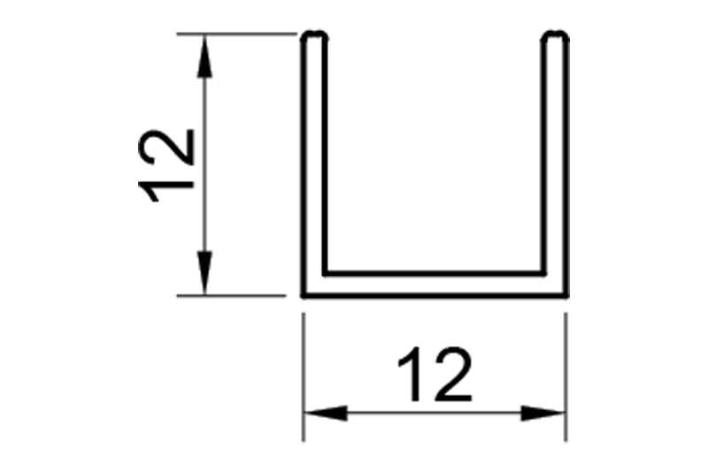 12X12 U形槽