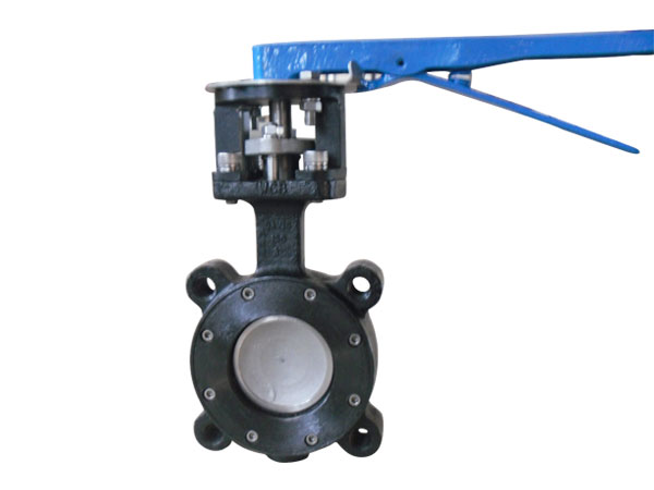 ANSI high performance double eccentric butterfly valve