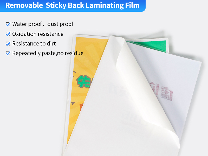  Films plastiques autocollants détachables