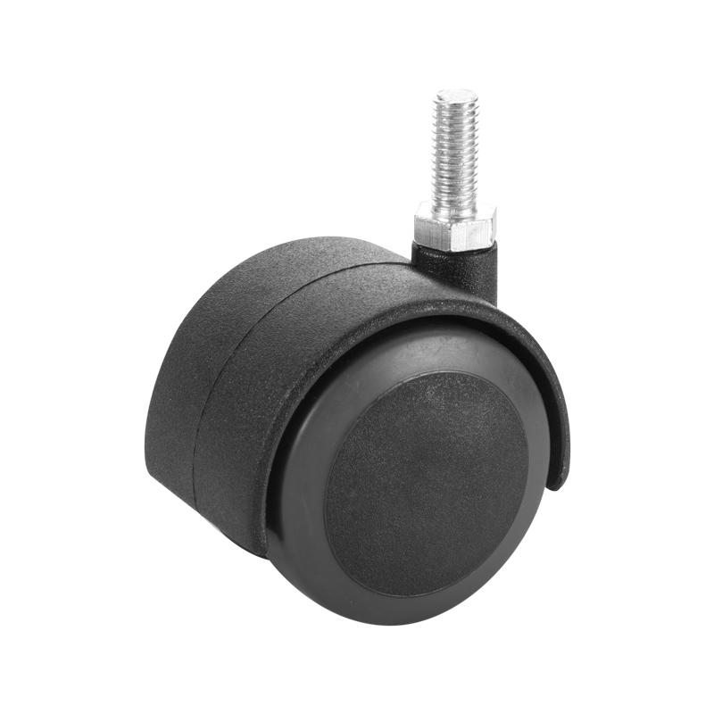 (1-10)    50mm, 75mm, 100mm PA.PU twin wheel caster ,chair caster, 