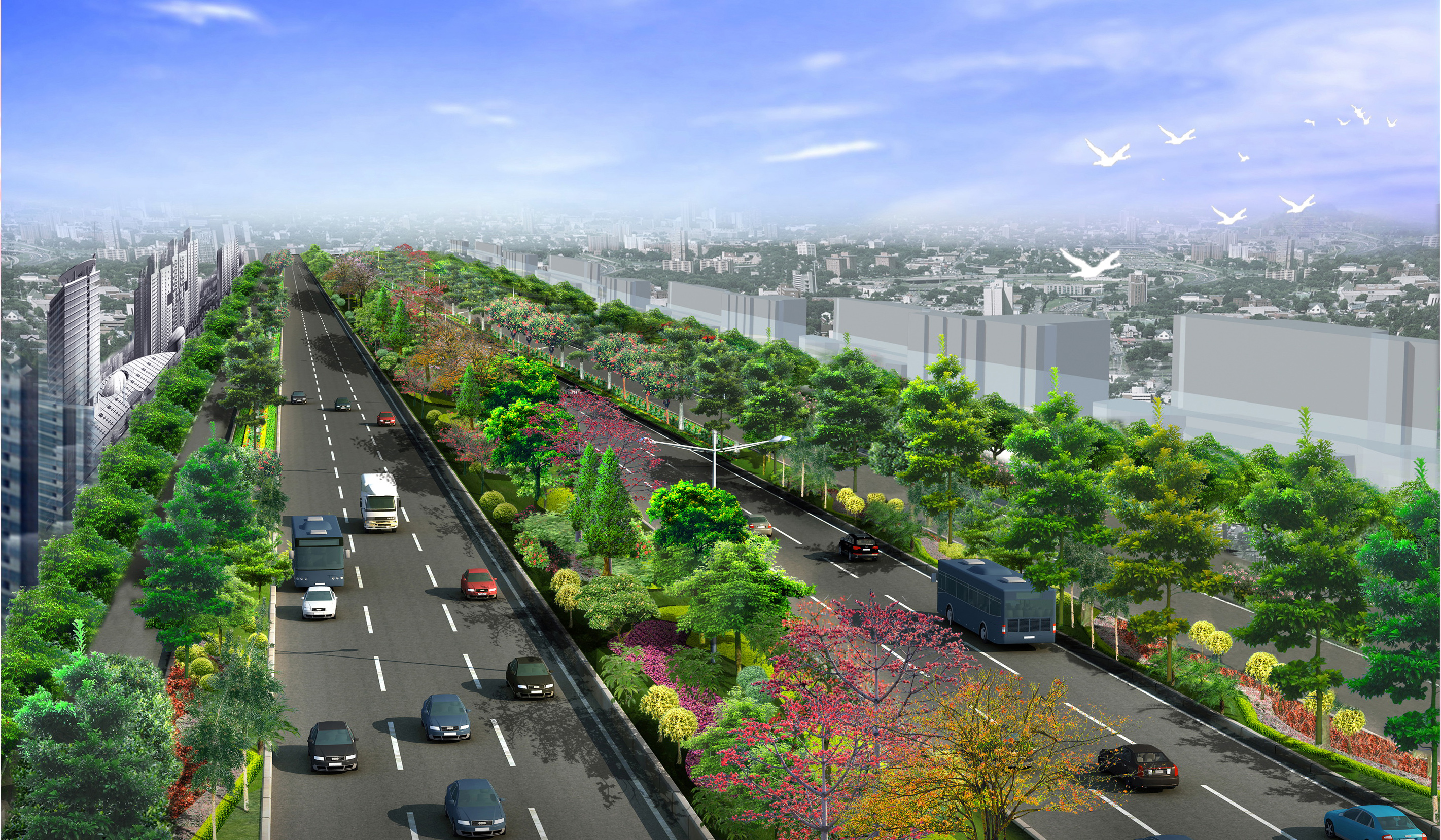 清遠(yuǎn)市富強(qiáng)路（北江路至清遠(yuǎn)大道）道路工程