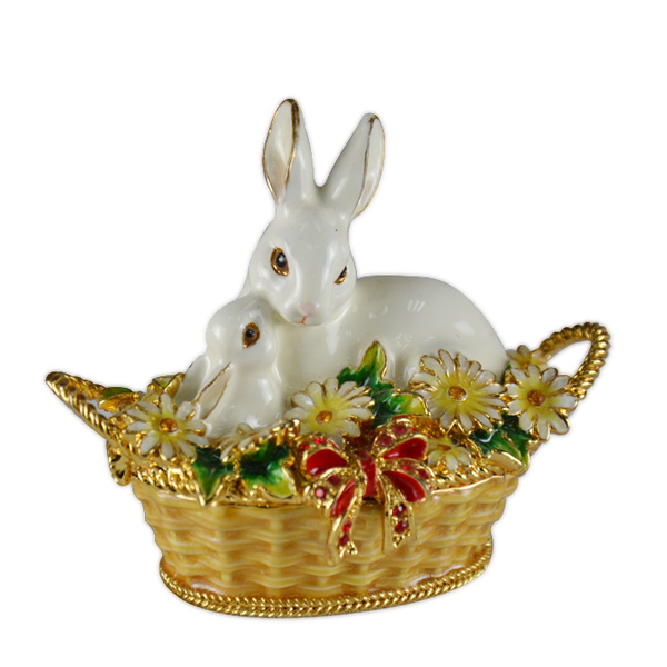 Rabbit in Basket Box