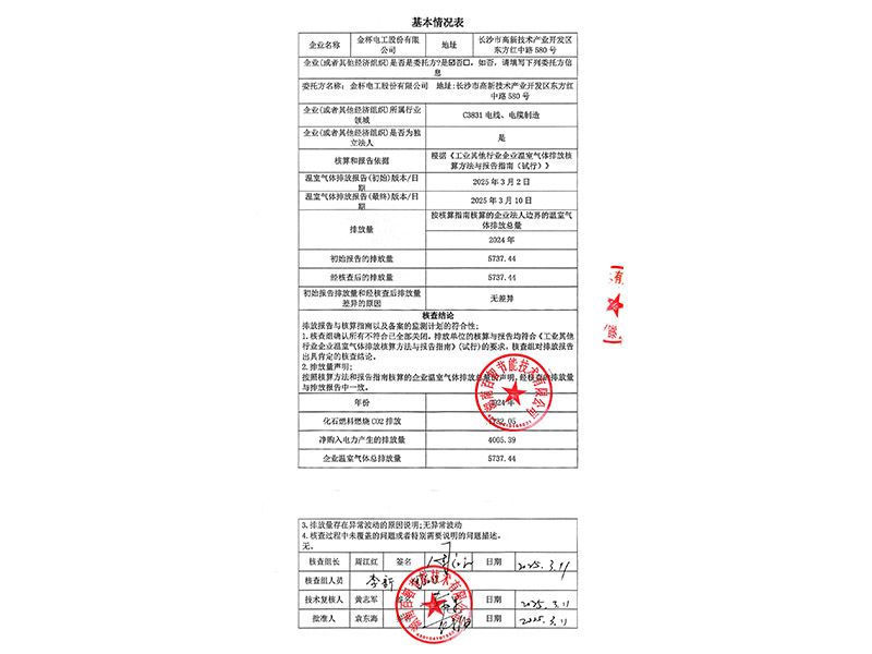 碳排放核查報(bào)告