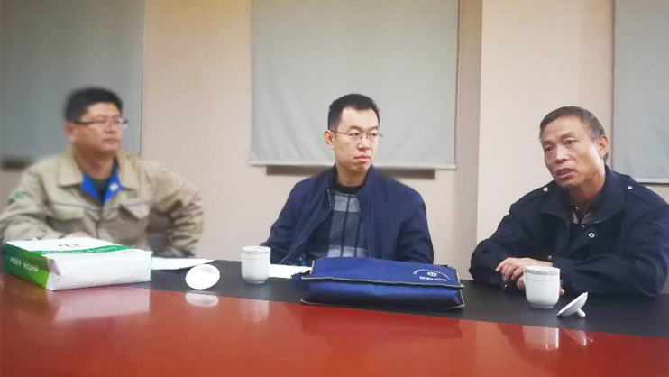 The leaders of production safety supervision bureau of comprehensive bonded zone come to our company to inspect and guide work