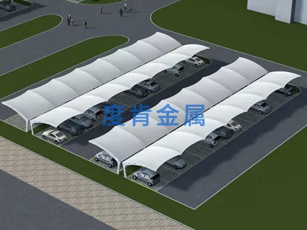 七字形膜結構車棚