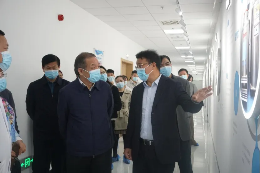 湖南省人大常委会副主任杨维刚一行莅临Evo视讯官网生物调研指导工作
