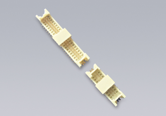 1.25mm間距 DF13 Wafer連接器 180°-SMT（立貼） 雙排 鍍金