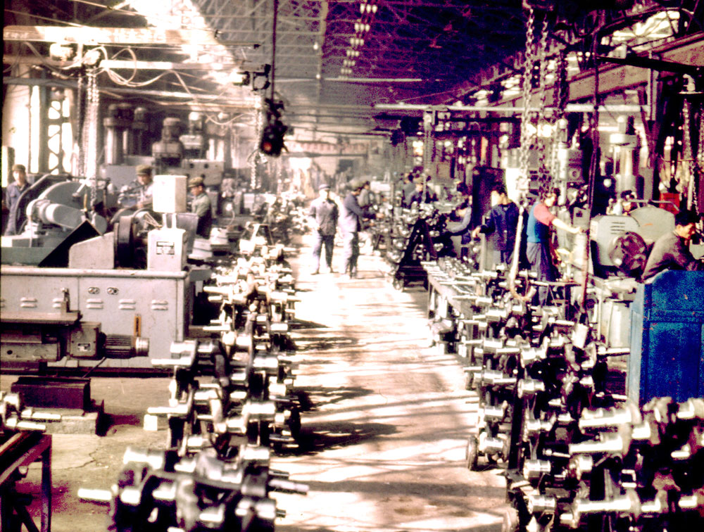 前世紀80年代の生産ライン