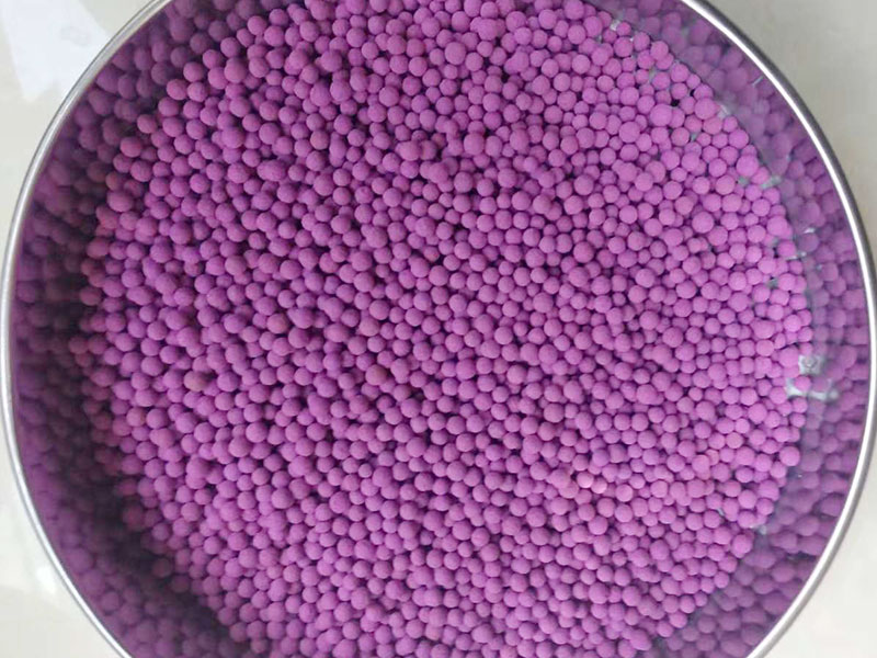 高錳酸鉀氧化鋁球(Potassium permanganate alumina)