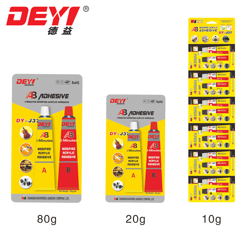 DY-J37 MODIFIED ACRYLIC AB RESIN (CARDS)