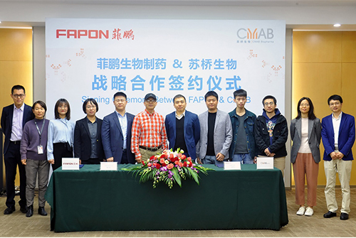 Fapon Biopharma and CMAB Biopharma Sign Agreement to Develop and Manufacture a Biologic Oncology Asset