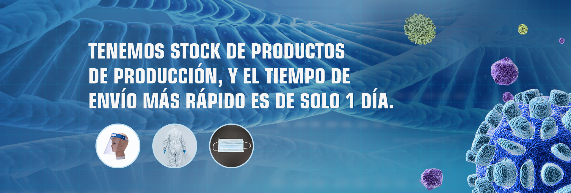 Los peoductos de prevención de epidemias están en stock
