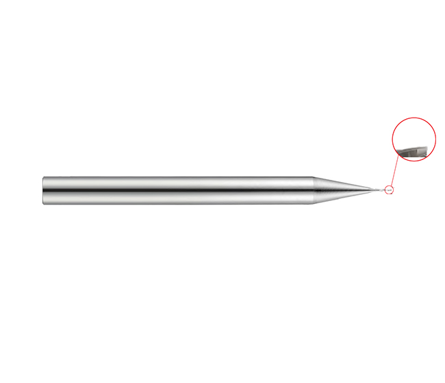 C2S01 2刃 微小徑 平底銑刀